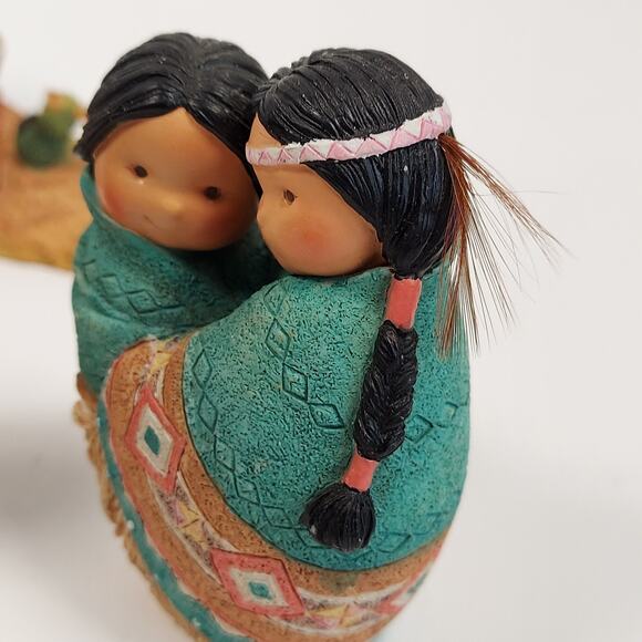 Vtg Friends Of The Feather Figurines Enesco Lot Beauty Hug Love For Many Moons - Picture 3 of 16